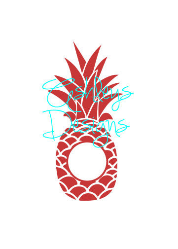 Pineapple Monogram SVG File