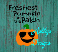 Freshest Pumpkin in the Patch Halloween SVG File