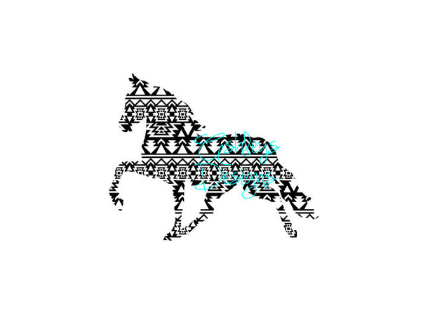 Aztec Horse SVG FILE