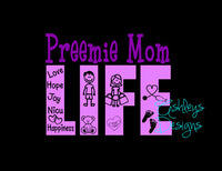 Preemie Mom Life Nicu Baby Premature SVG DXF File