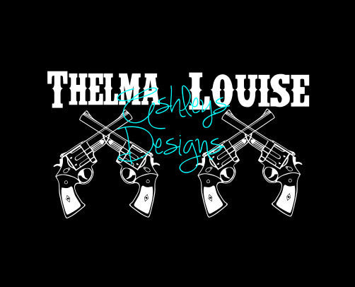 Thelma and Louise Guns SVG File