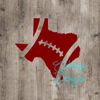 Texas Football State SVG File