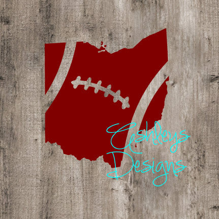 Ohio Football State SVg File