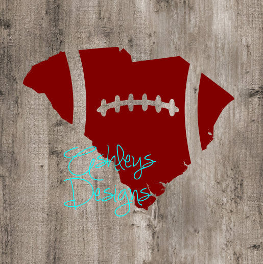 South Carolina Football State SVG File