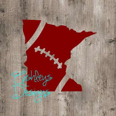 Minnesota Football State SVg File