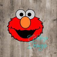 Elmo Face SVG File