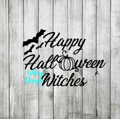 Happy Halloween Witches SVG File