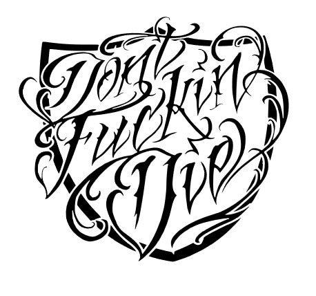 Dont F*N Die Motorcycle SVG File