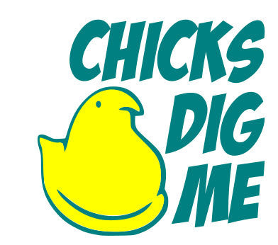 Chicks Dig Me Easter SVG File