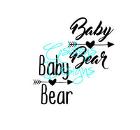 Sister Mother Brother Papa Bear Baby Cub SVG File Bundle