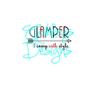 Glamper I camp with style SVG File