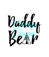 Daddy Bear TeePee SVG File