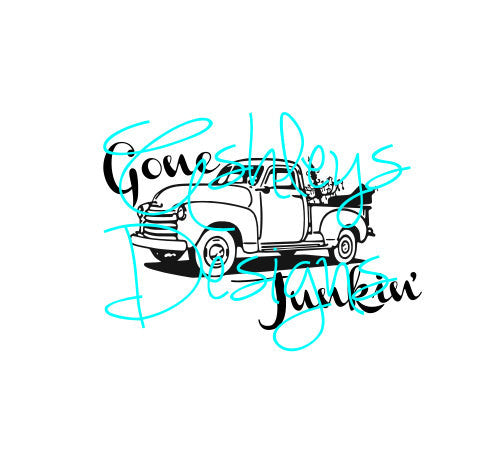 Gone Junkin' Chevy Truck SVG File