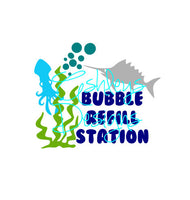 Bubble Refill Station Ocean Scene SVG File