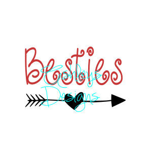 Besties Arrow SVG File