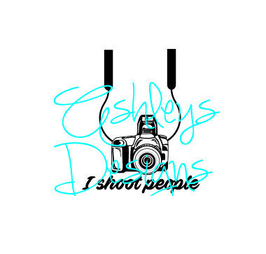 I shoot People Camera SVG File