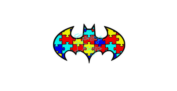 Batman Autism Awareness SVG File