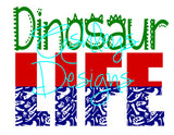 Dinosaur Life BOY GIRL SVG File