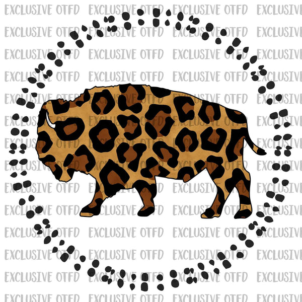 Leopard Buffalo  Sublimation Transfer